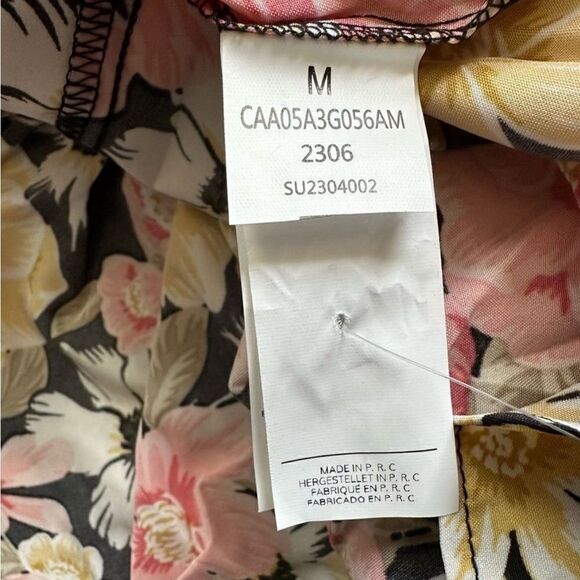 Cupshe Multi Colored Floral Patterned Smocking Mini Dress Women’s Medium - Picture 4 of 8